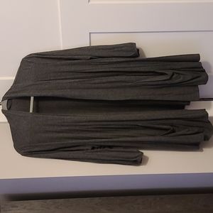 Gray Cardigan - Elastic Sleeve - Size 1X - Unknown Brand